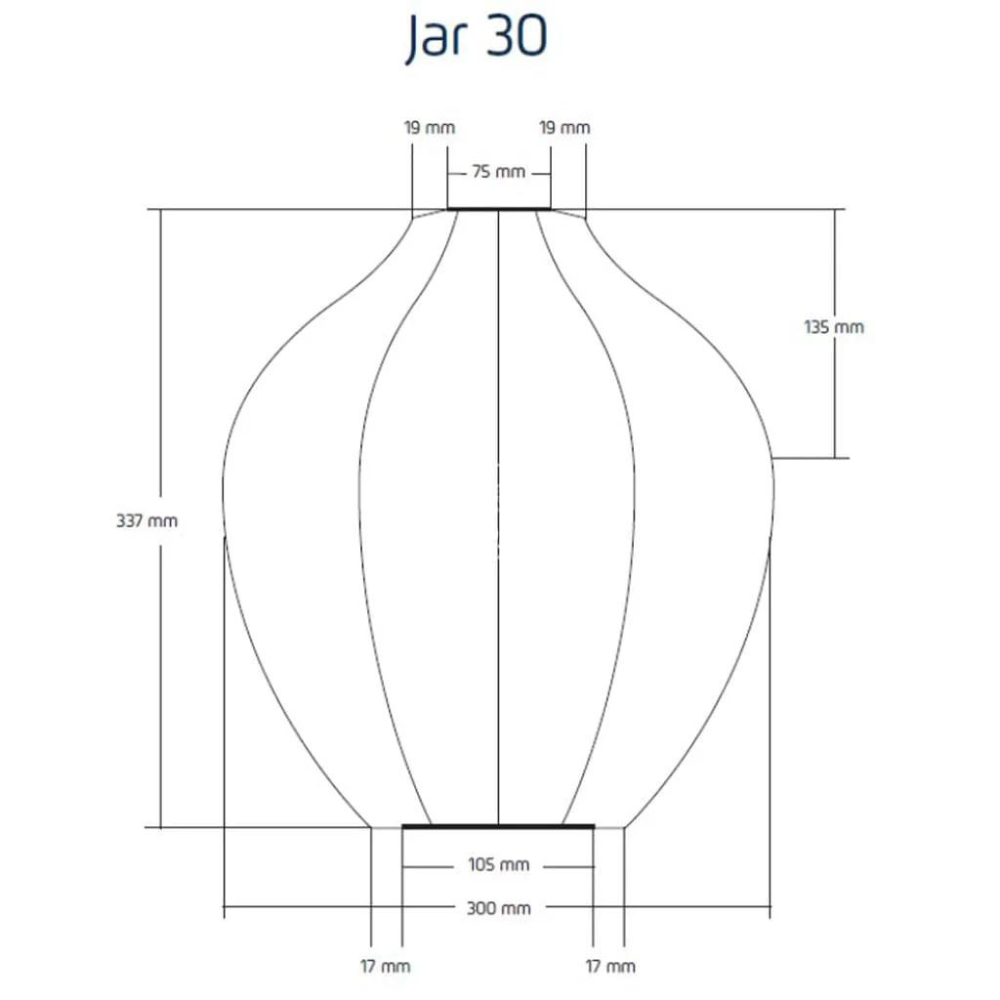 Lumiz Mandela Jar 30cm Copper Solar Lantern Dimensions | Merchants Homewares