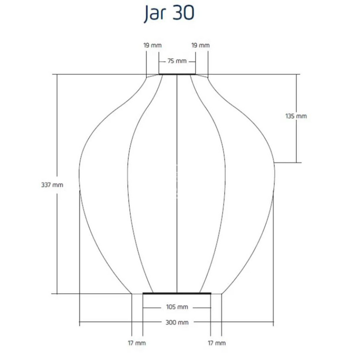 Lumiz Mandela Jar 30cm Copper Solar Lantern Dimensions | Merchants Homewares