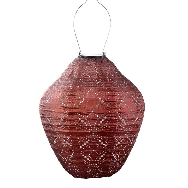 Lumiz Mandela Jar 30cm Copper Solar Lantern | Merchants Homewares