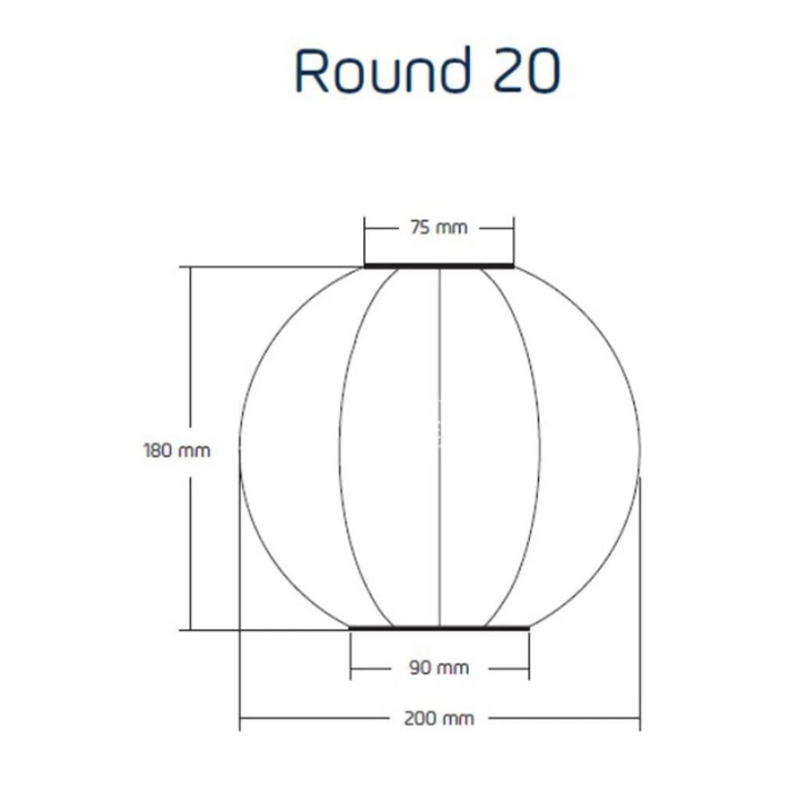 Lumiz Spectare Round 20cm Light Taupe Solar Lantern Dimensions | Merchants Homewares