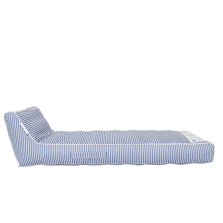 Sunnylife Luxe Lie-On Lounger Le Weekend Navy | Merchant Homewares