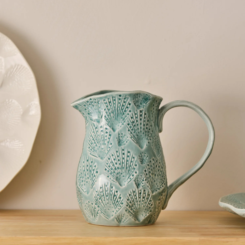 Madras Link Nautilus Light Blue Jug Lifestyle | Merchants Homewares