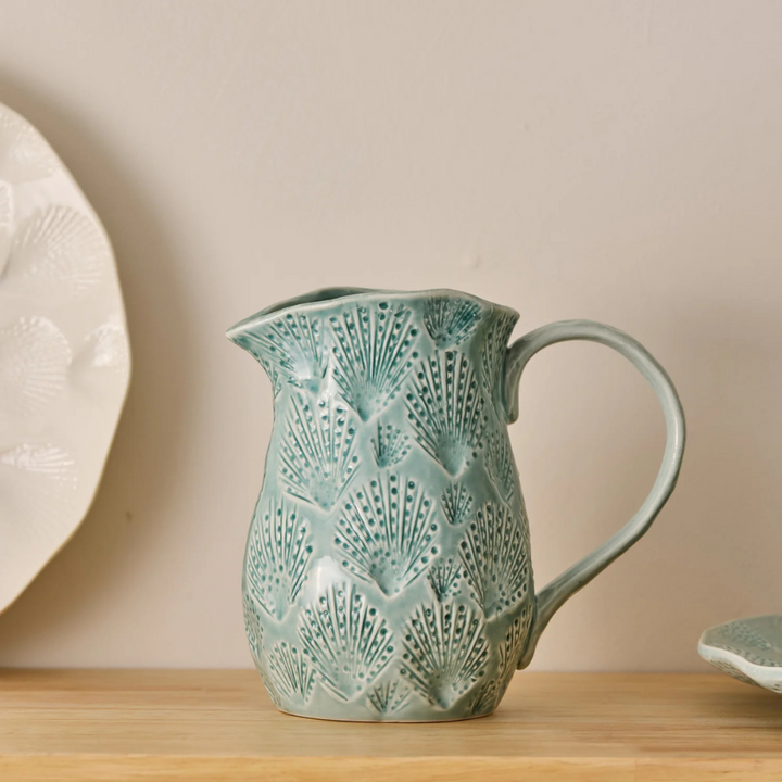 Madras Link Nautilus Light Blue Jug Lifestyle | Merchants Homewares