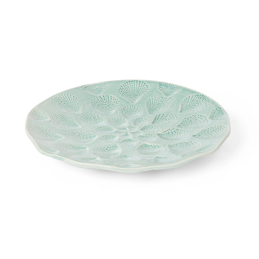 Madras Link Nautilus Light Blue Large Plate | Merchants Homewares