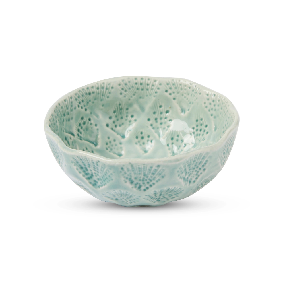 Madras Link Nautilus Light Blue Snack Bowl | Merchants Homewares