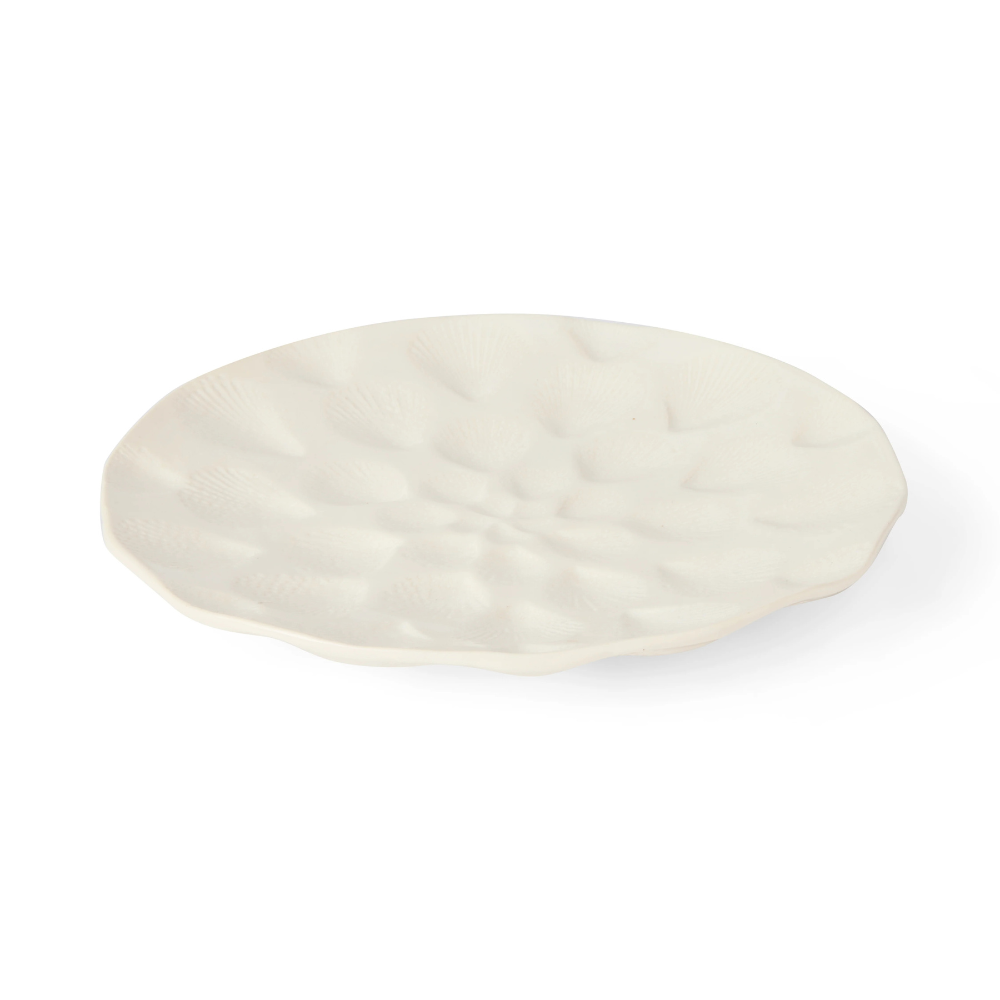 Madras Link Nautilus White Large Plate | Merchants Homewares