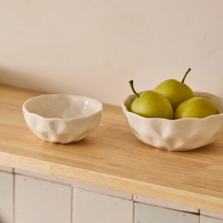 Madras Link Nautilus White Snack Bowl Lifestyle | Merchants Homewares
