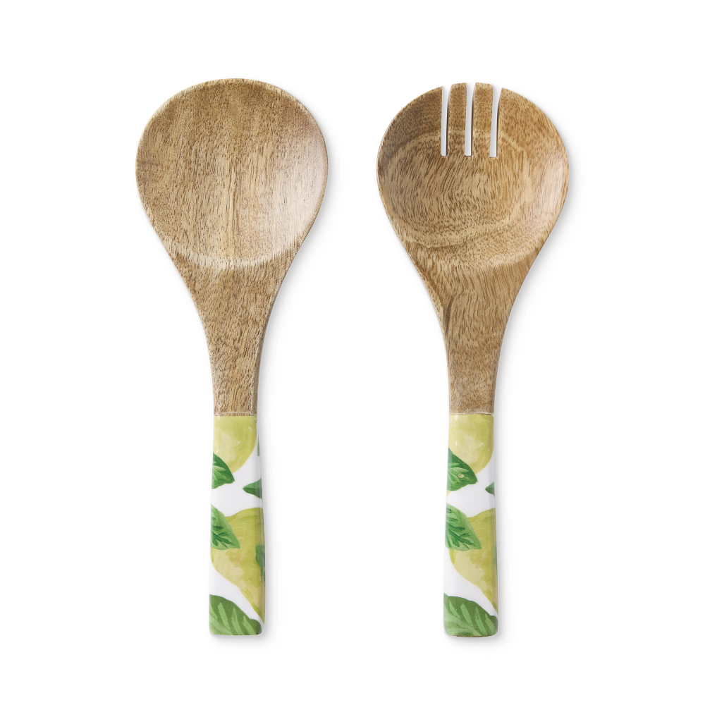 Madras Link Pear Tree Salad Servers | Merchants Homewares