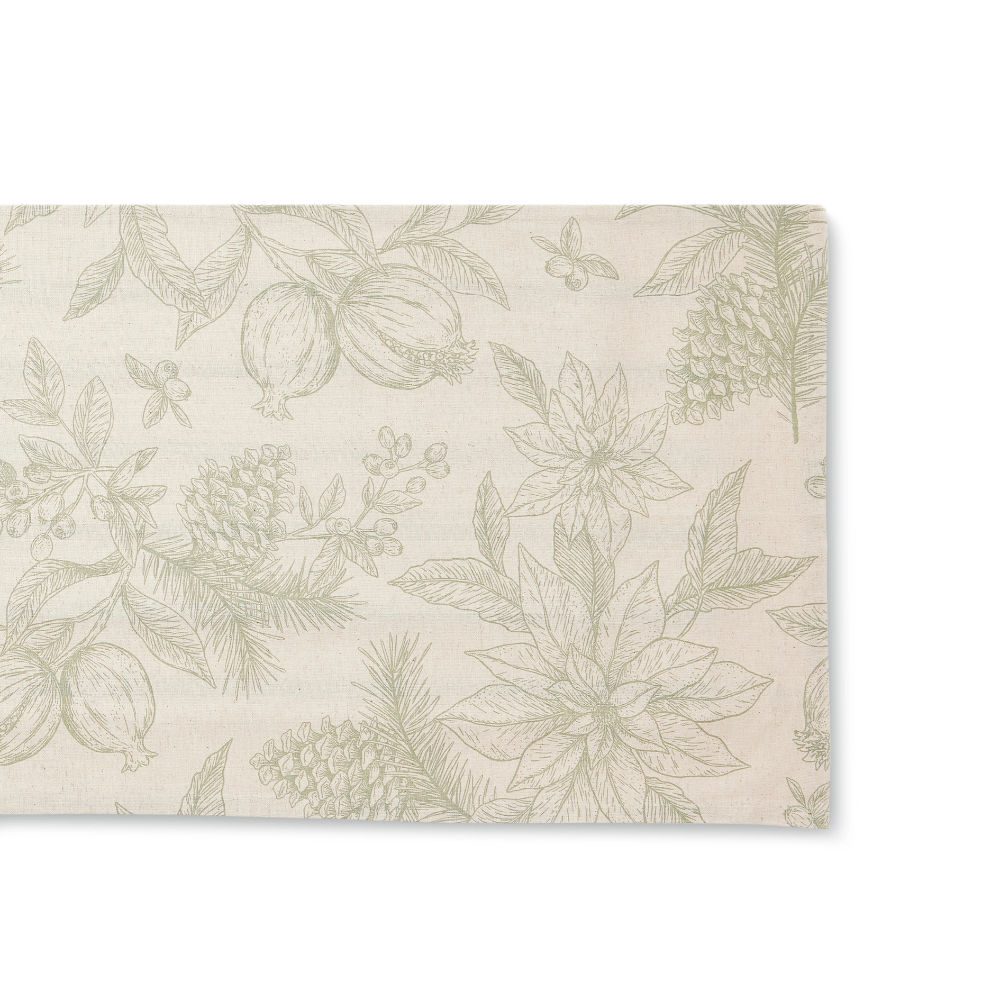 Madras Link Poinsettia Table Runner 40 x 200cm | Merchants Homewares