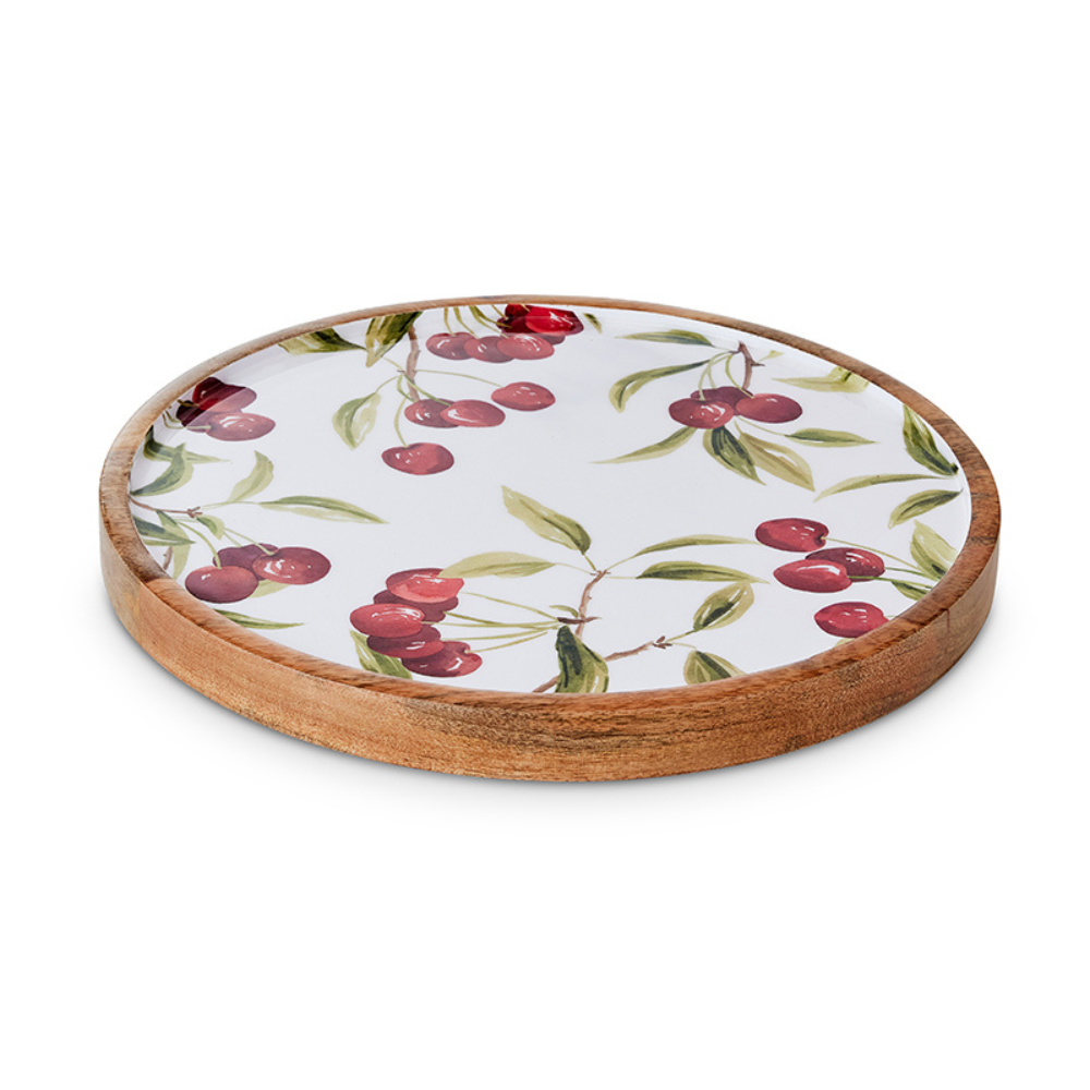 Madras Link Cherry Round Platter | Merchants Homewares