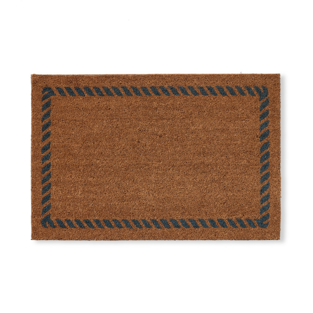 Madras Link Rope Blue Doormat 60 x 90 | Merchants Homewares