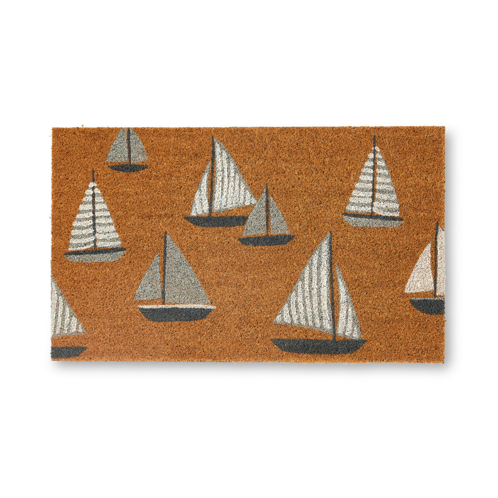 Madras Link Sailing Boats Doormat | Merchants Homewares