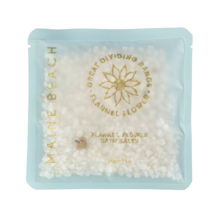 Maine Beach Bath Salt Discovery Collection Flannel Flower Bath Salts | Merchants Homewares