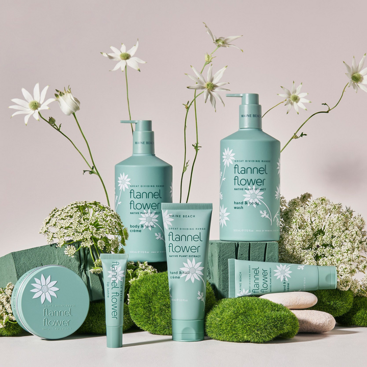 Maine Beach Flannel Flower Body Mousse Lifestyle | Merchants Homewares