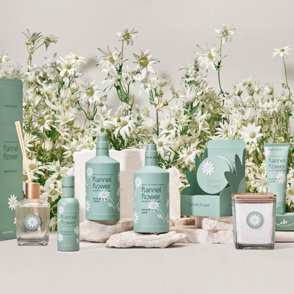 Maine Beach Flannel Flower Hand & Body Creme Lifestyle | Merchants Homewares