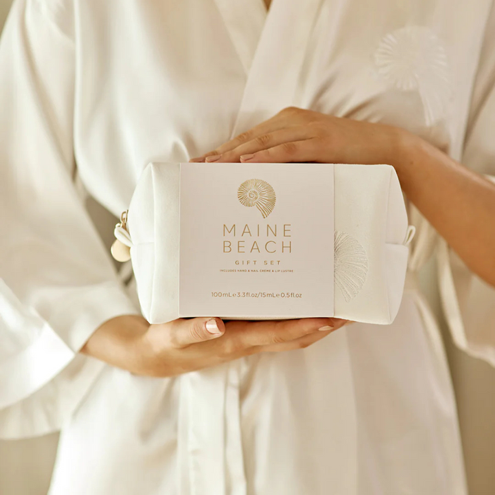 Maine Beach Great Barrier Reef Vanity Bag Gift Set Lifestyle | Merchants Homewares