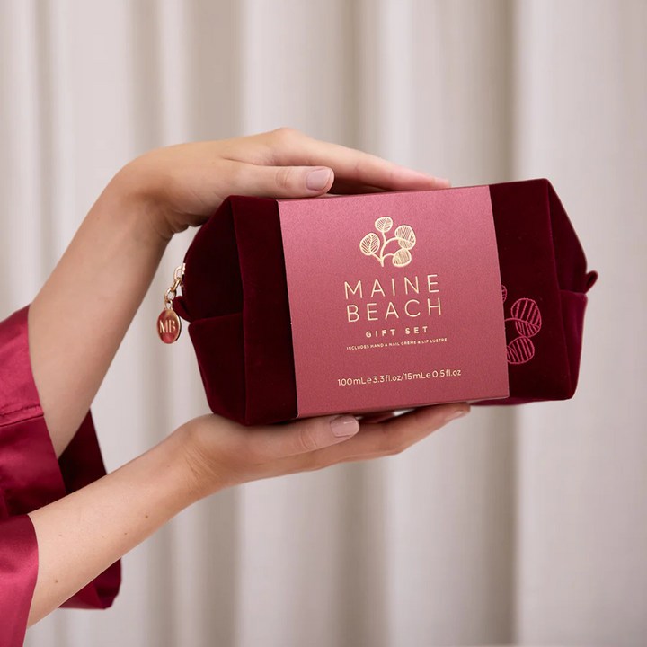Maine Beach Kakadu Plum Vanity Bag Gift Set Lifestyle | Merchants Homewares