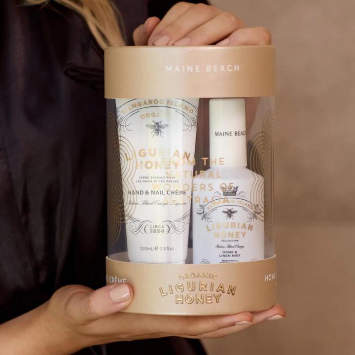 Maine Beach Ligurian Honey Natural Wonders Gift Set Lifestyle | Merchants Homewares