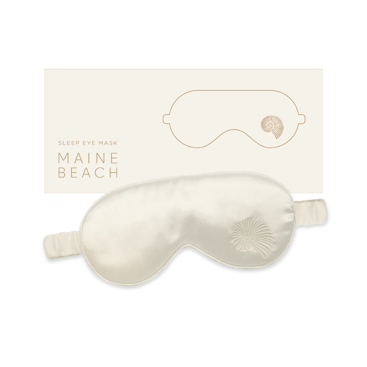Maine Beach Sleep Eye Mask Pearl | Merchants Homewares
