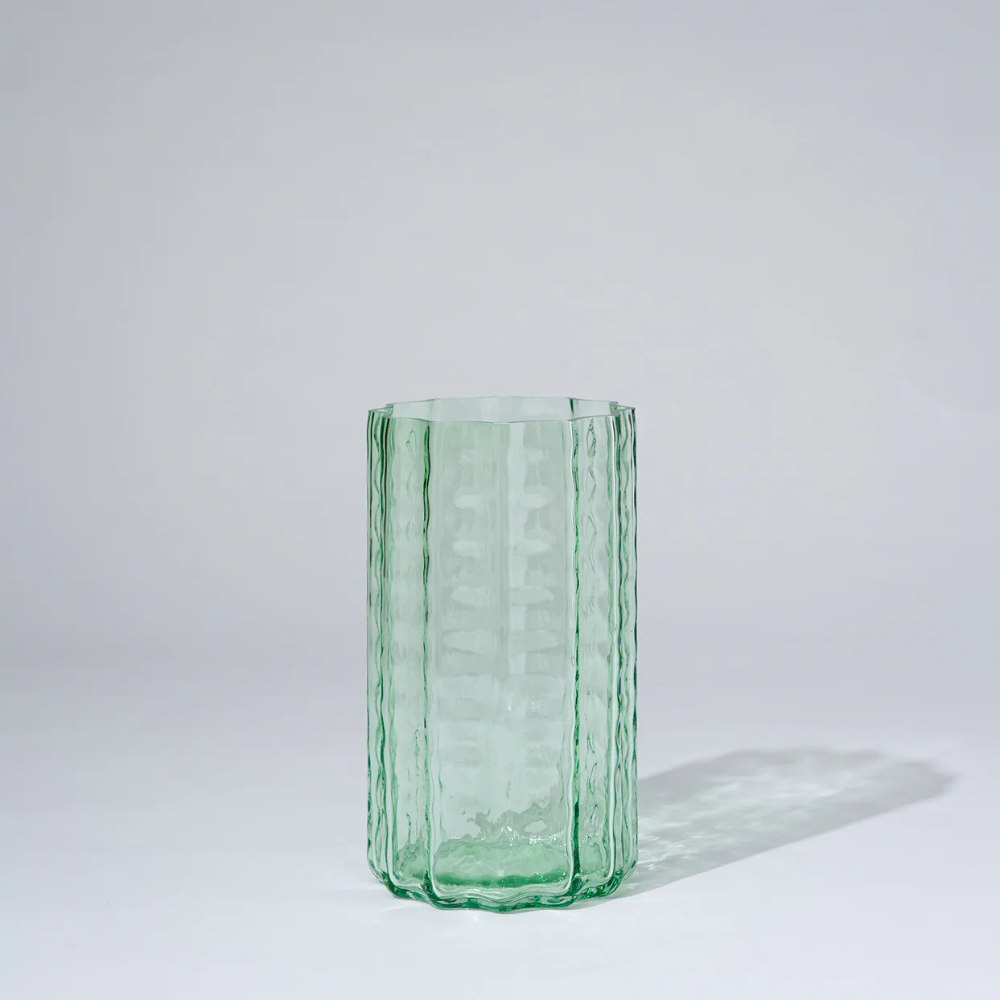 Marmoset Found Jelly Glass Vase Green Medium | Merchants Homewares