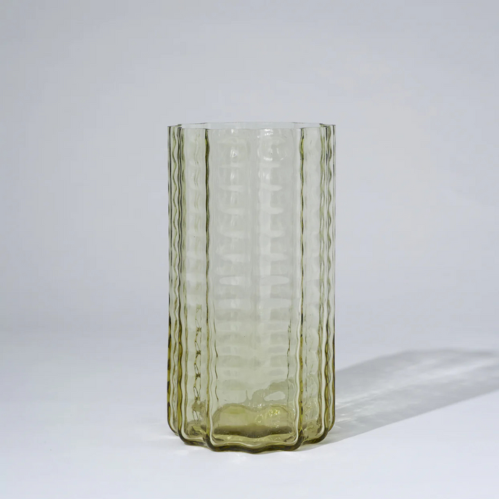 Marmoset Found Jelly Glass Vase Honey Large | Merchants Homewares