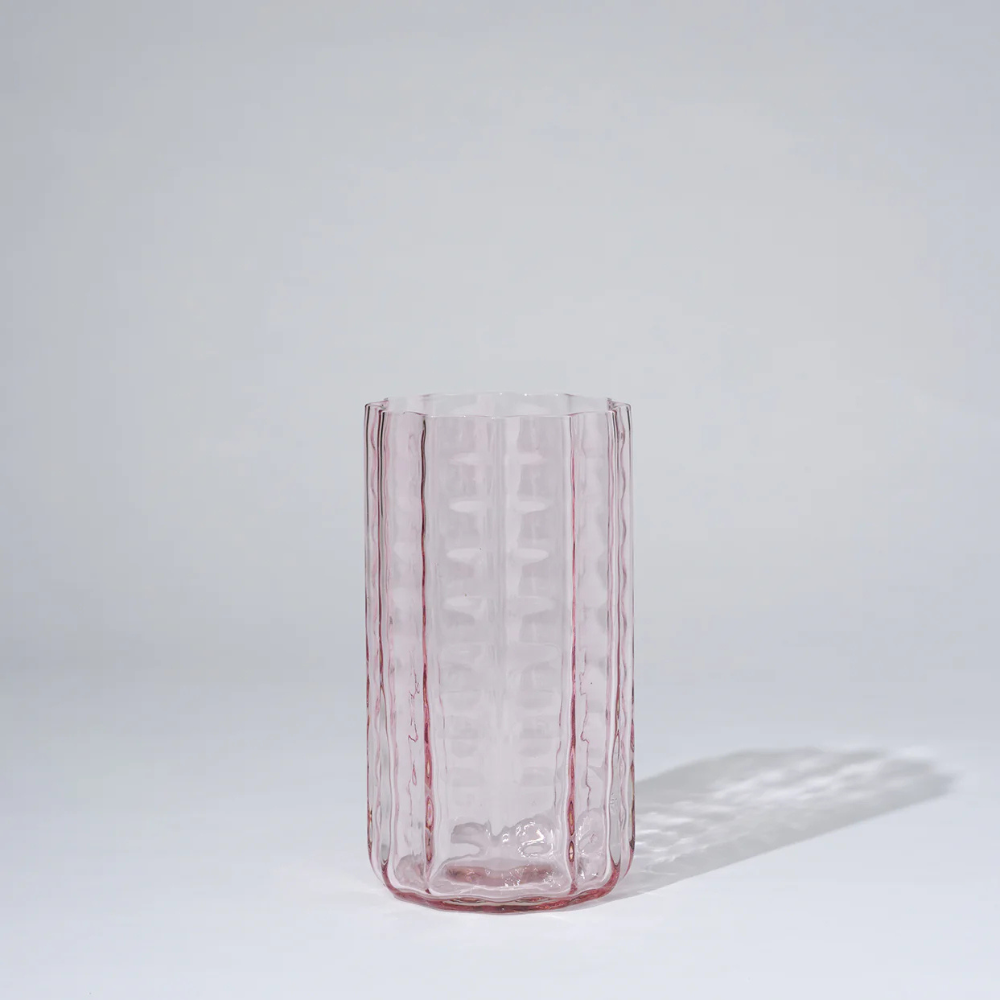 Marmoset Found Jelly Glass Vase Pink Medium | Merchants Homewares