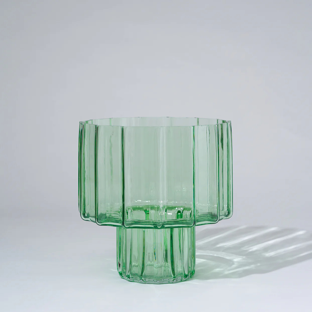 Marmoset Found Urn Glass Vase Green Large | Merchants Homewares