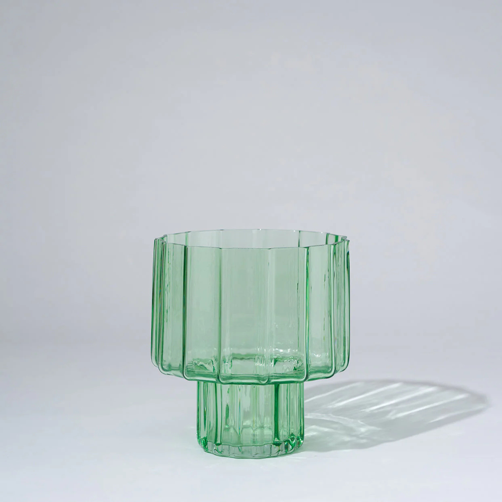 Marmoset Found Urn Glass Vase Green Medium | Merchants Homewares