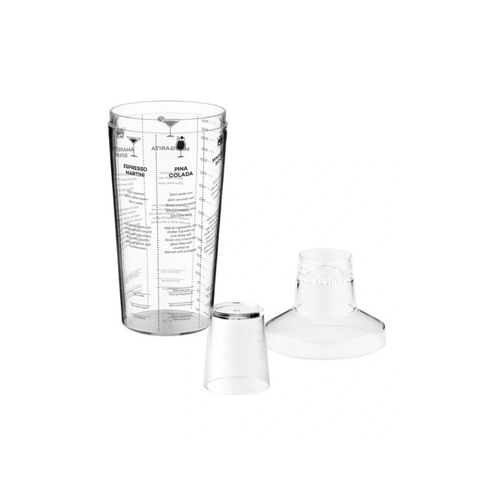 Maxwell & Williams Cocktail & Co Cocktail Shaker with Recipes 700ml Opened | Merchants Homewares