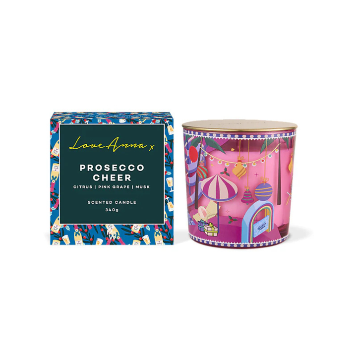 Maxwell & Williams Festive Down Under Fragrance Candle 340g Prosecco Cheer | Merchants Homewares