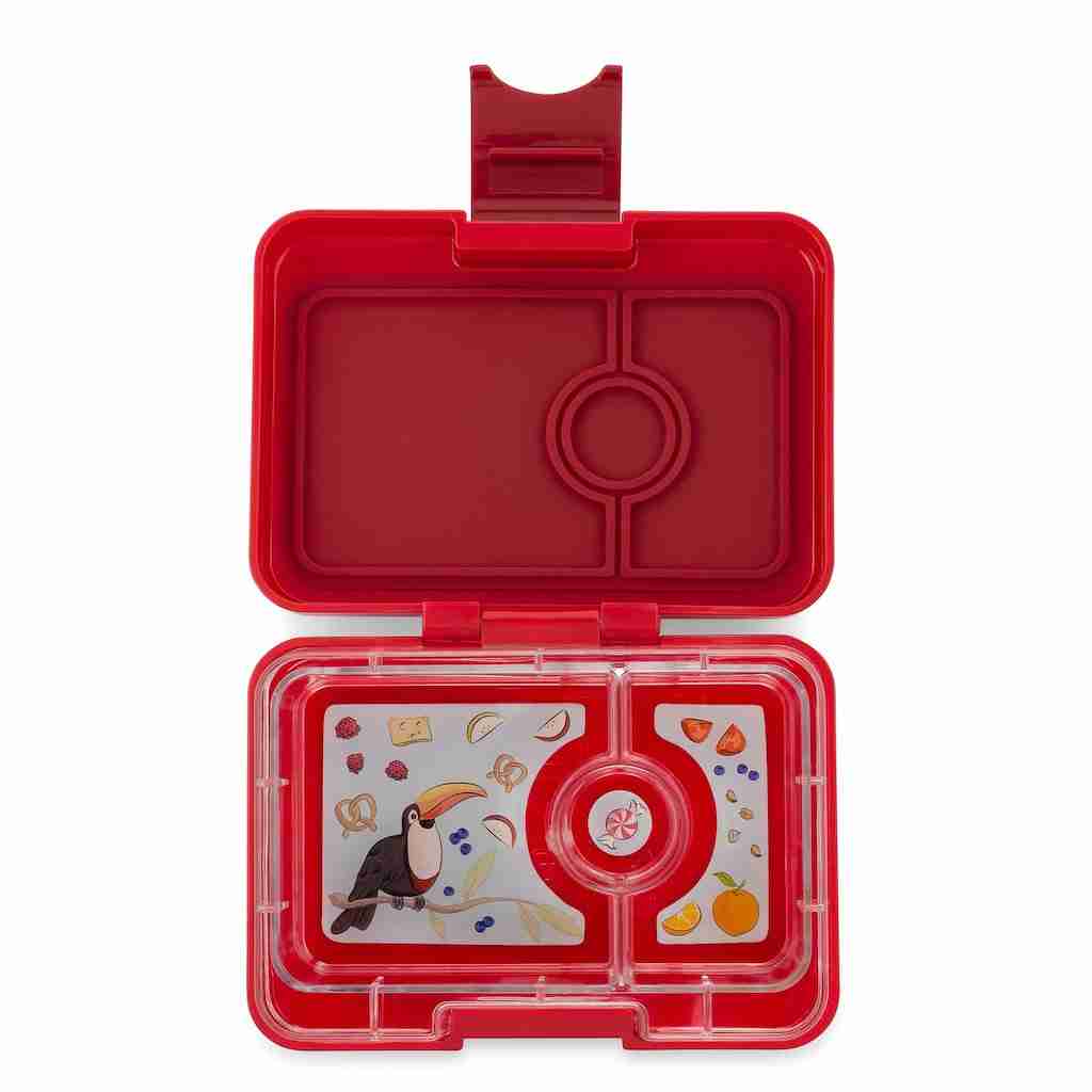 Mini Hippo Yumbox Mini Snack Wow Red | Merchants Homewares