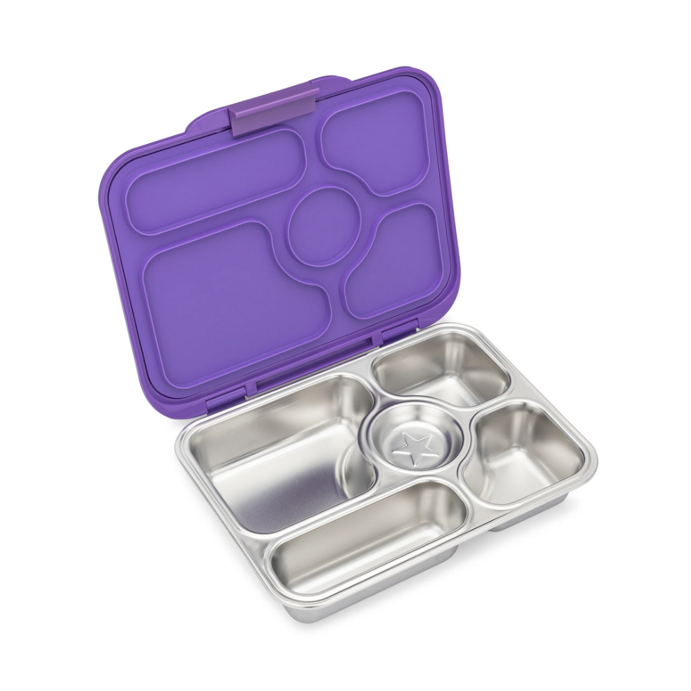 Mini Hippo Yumbox Presto Remy Lavender Open | Merchants Homewares