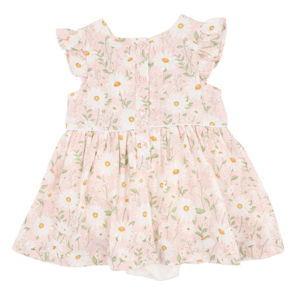 Minihaha Bebe Tess Print Overlay Dress Back | Merchants Homewares