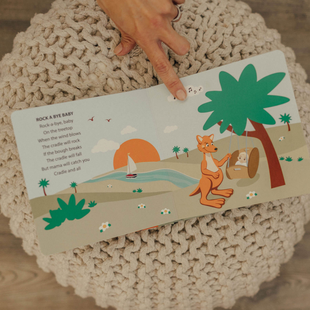 Mizzie The Kangaroo Sound Book Sing With Mizzie Nursery Rhymes Open Lifestyle | Merchants Homewares