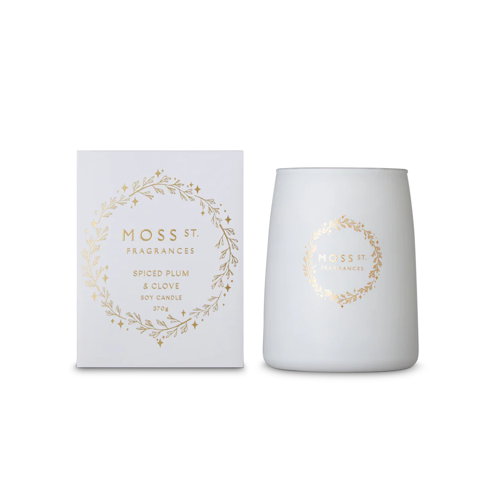 Moss St Spiced Plum & Clove Soy Candle 370g | Merchants Homewares