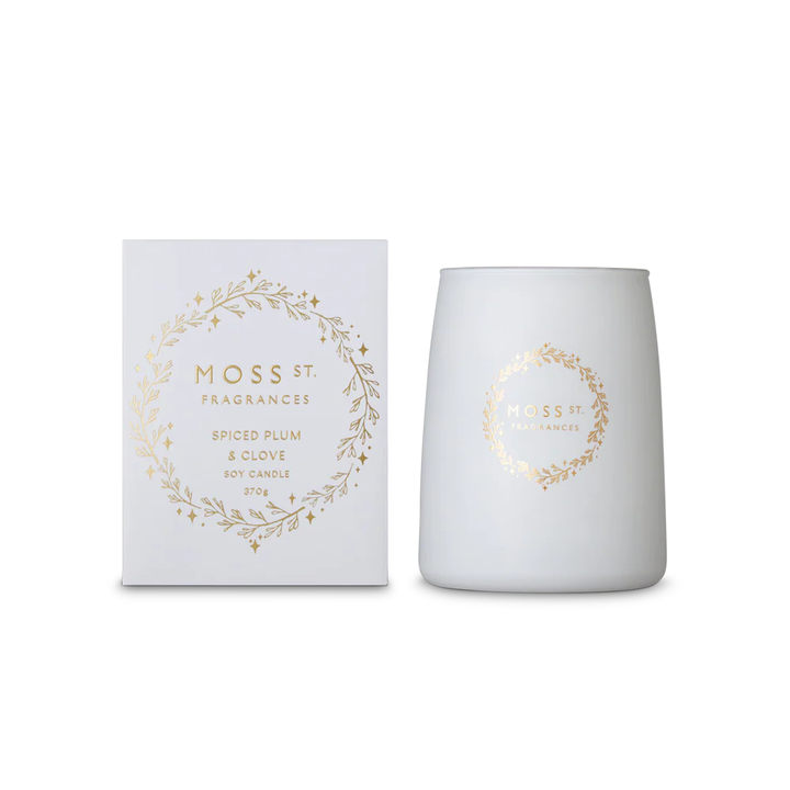 Moss St Spiced Plum & Clove Soy Candle 370g | Merchants Homewares