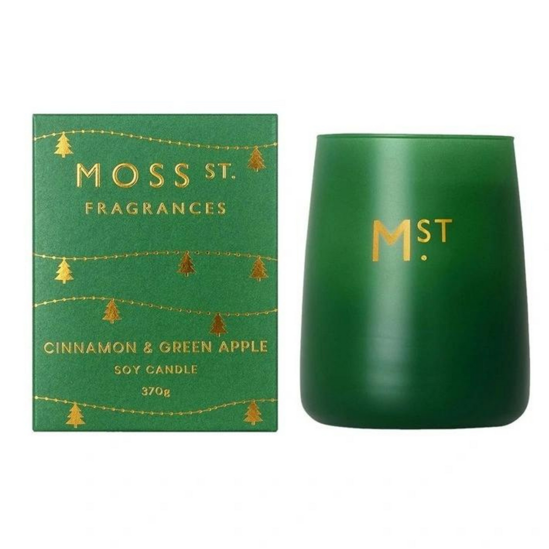 Moss Street Cinnamon and Green Apple Candle Merchant Homewares
