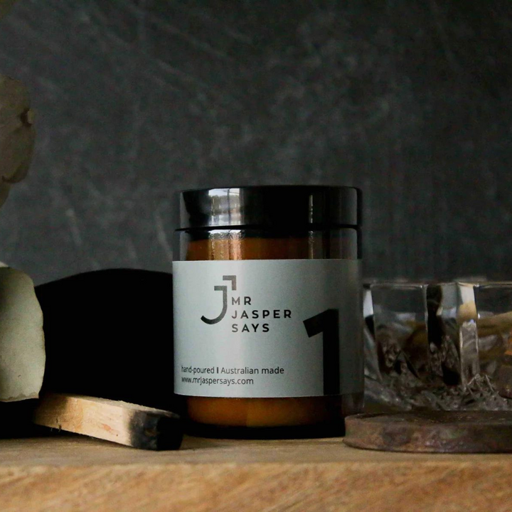 Mr Jasper Say #1 The Minimalist Kinda Guy Medium Candle | Merchants Homewares