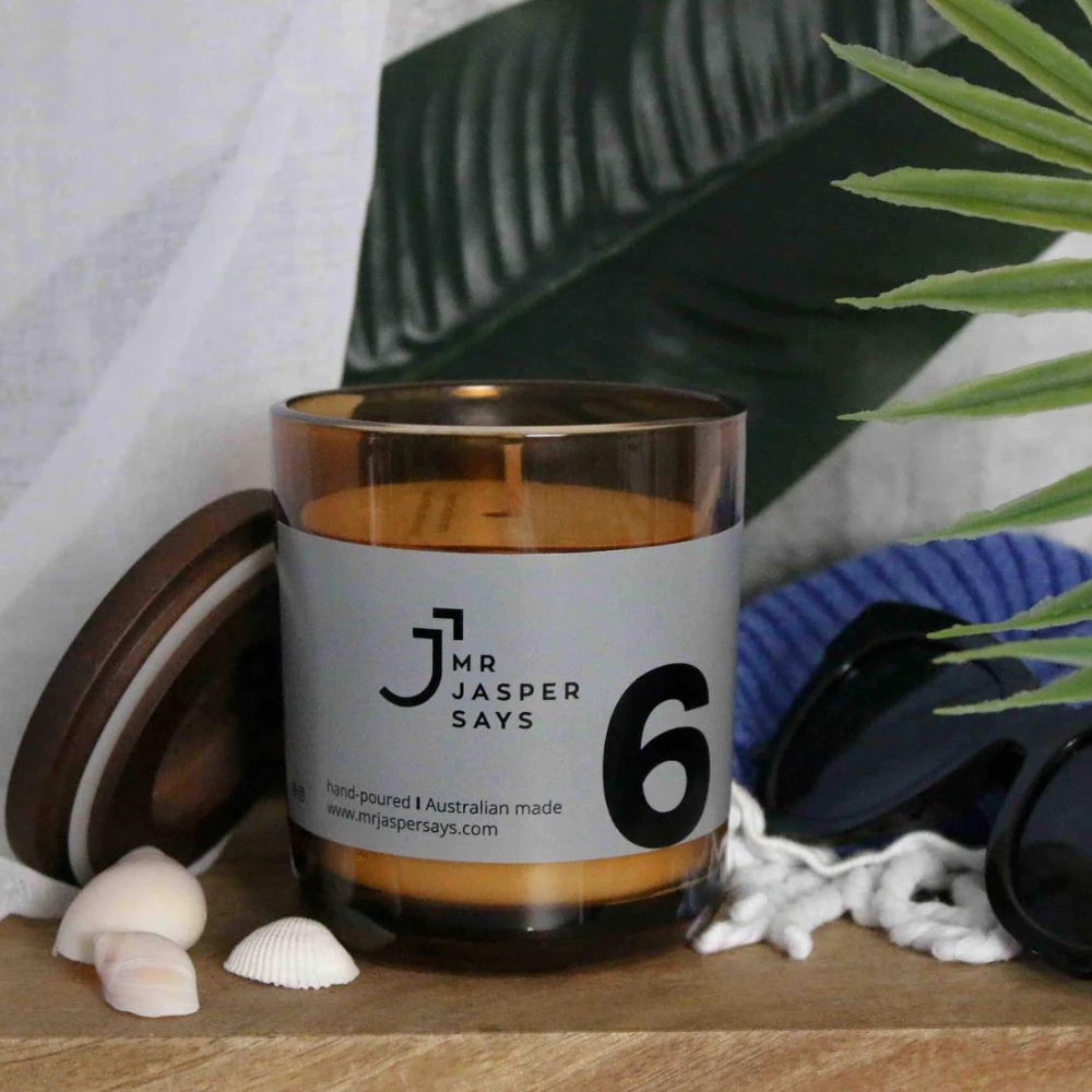 Mr Jasper Say #6 The Surfer Kinda Guy Medium Candle | Merchants Homewares
