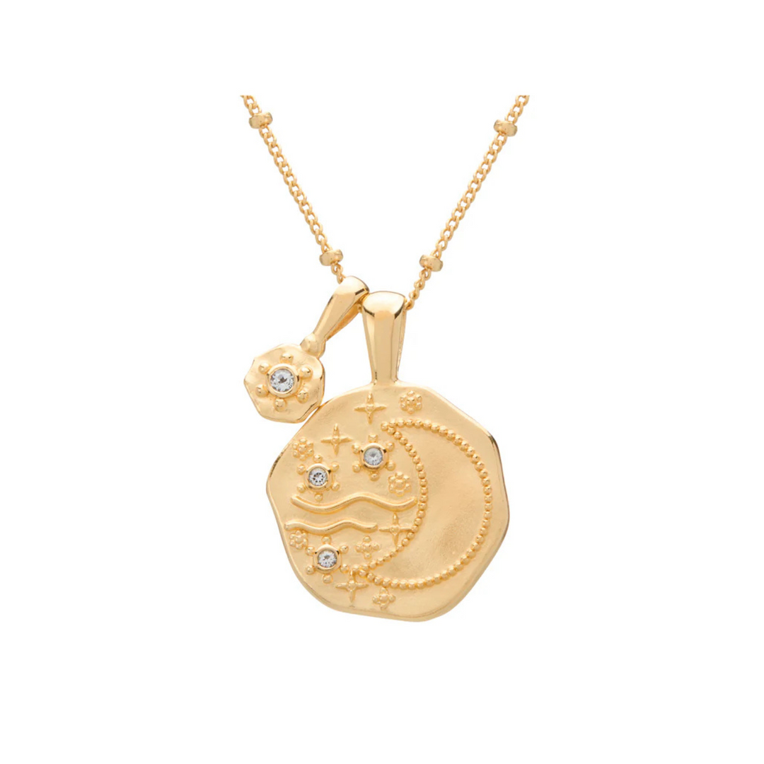 Murkani Night Sky Pendant Necklace Gold | Merchants Homewares