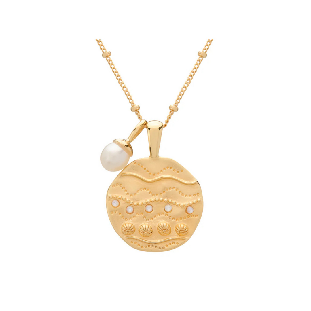 Murkani Ocean Dreamer Pendant Necklace Gold | Merchants Homewares