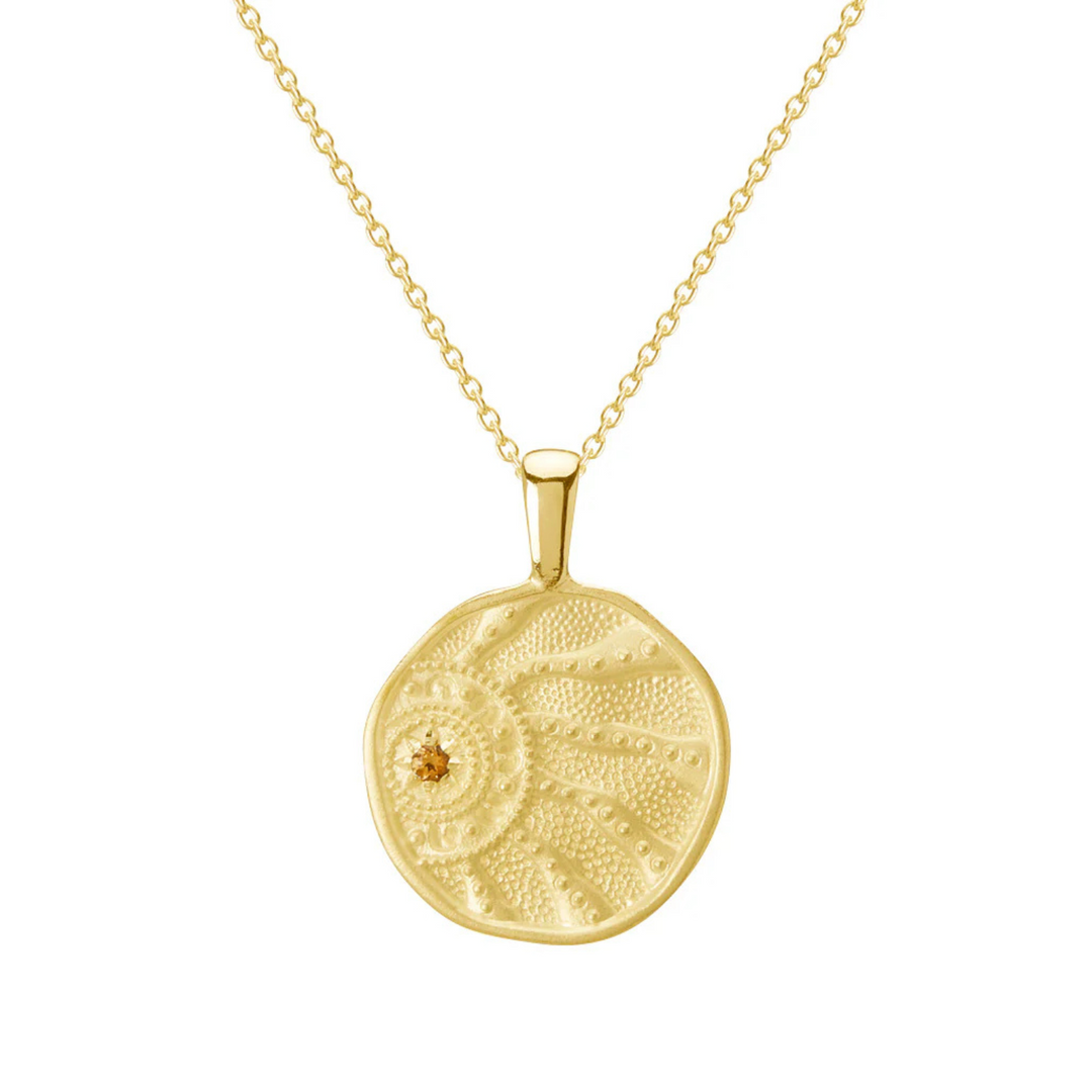 Murkani Sun Spirit Necklace Gold | Merchants Homewares