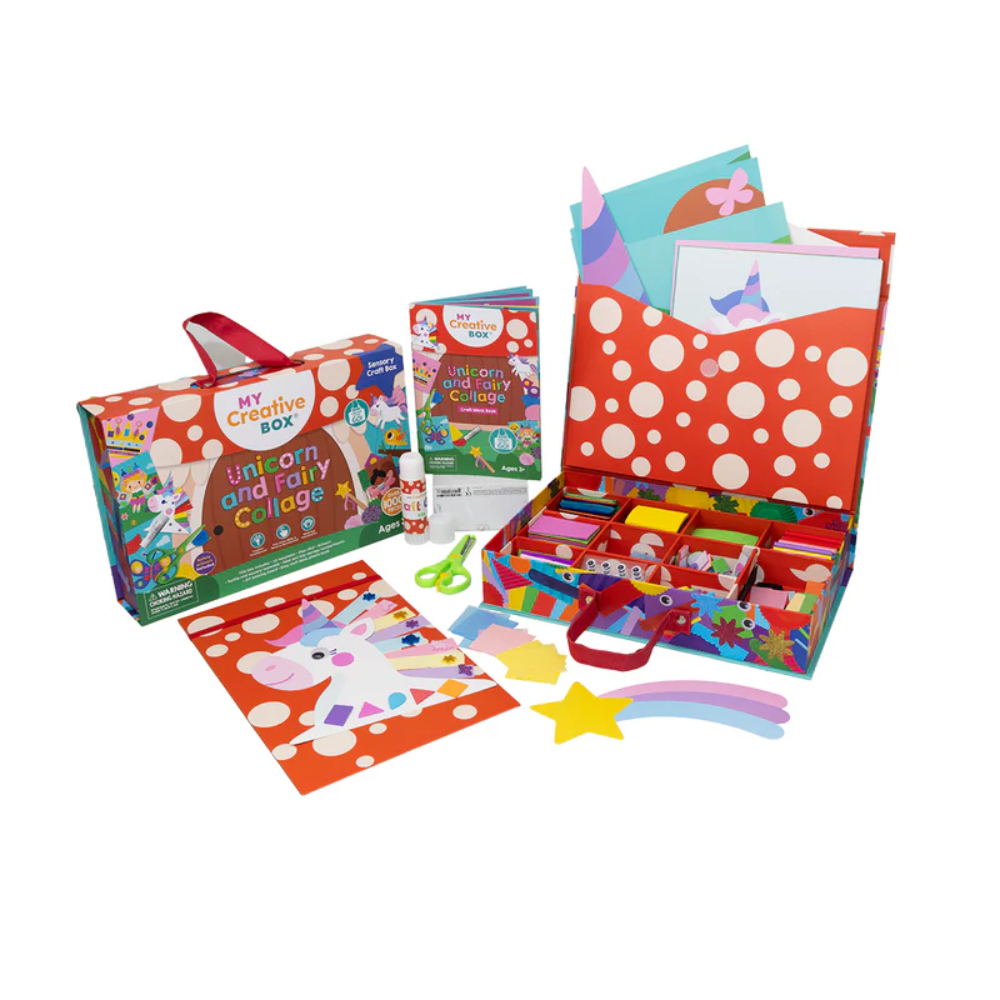 My Creative Box Unicorn and Fairy Collage Creative Box Contents | Merchants Homewares