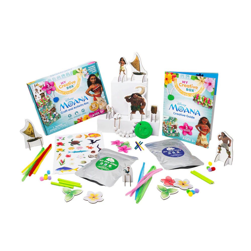 My Creative Box Disney Moana Craft & Activity Box Contents | Merchants Homewares