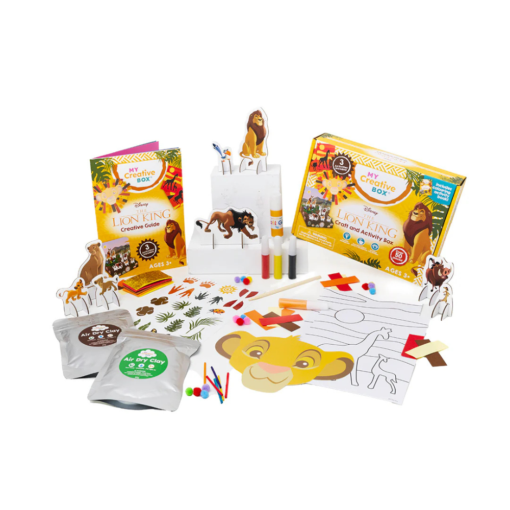 My Creative Box Disney The Lion King Craft & Activity Box Contents | Merchants Homewares