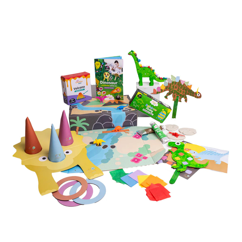 My Creative Box Little Learners Dinosaur Creative Box Contents | Merchants Homewares