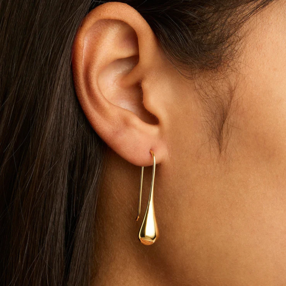 Najo My Silent Tears Earring Gold | Merchant Homewares