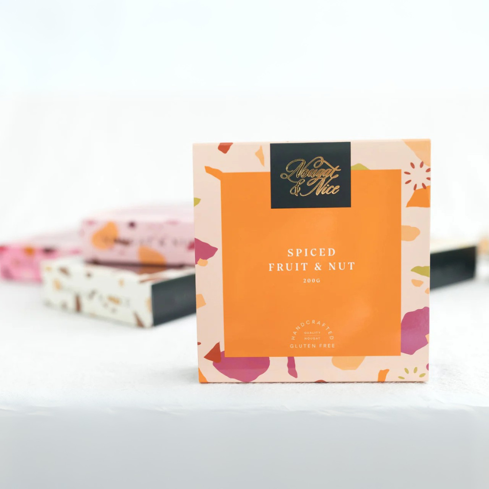 Nougat & Nice Nougat Box 200g Spiced Fruit & Nut | Merchants Homewares