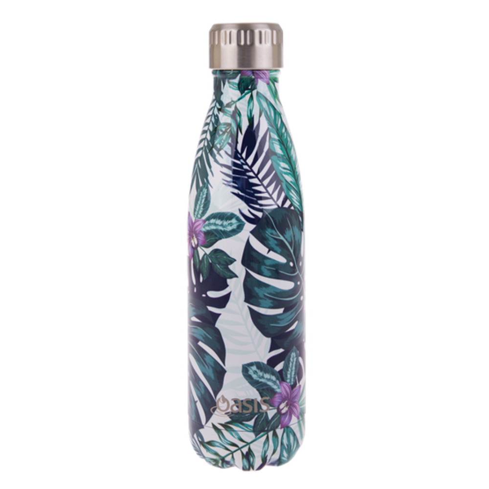 Oasis Insulated Drink Bottle 500ml Tropical Paradise | Merchants Homewares