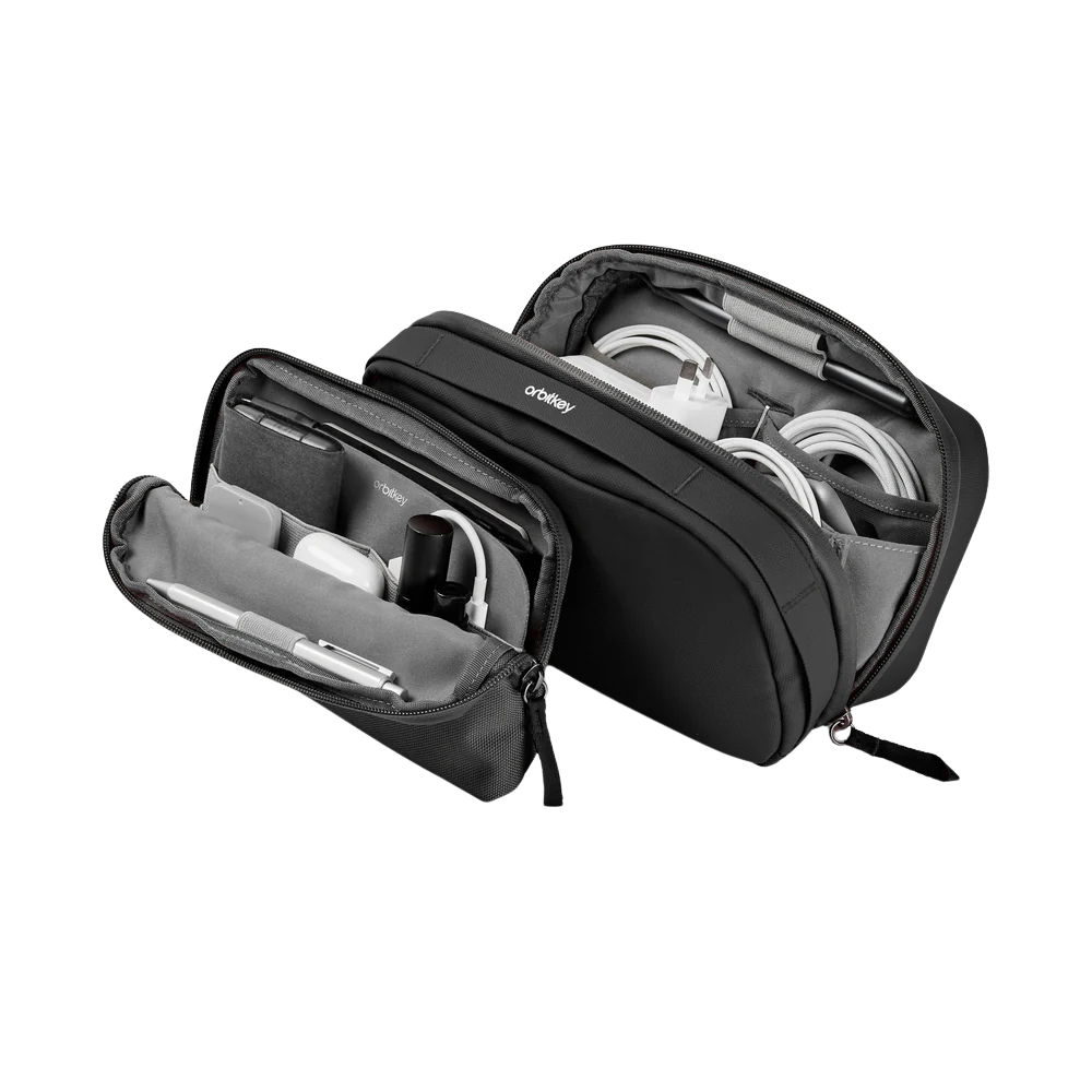 Orbitkey 2-in-1 Tech Pouch Black | Merchants Homewares